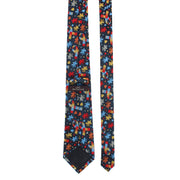Navy Blue with Multiple Colors