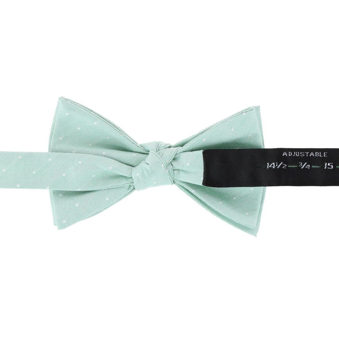 Light Green with Polka Dots