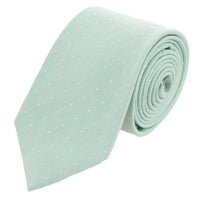 Light Green with Polka Dots