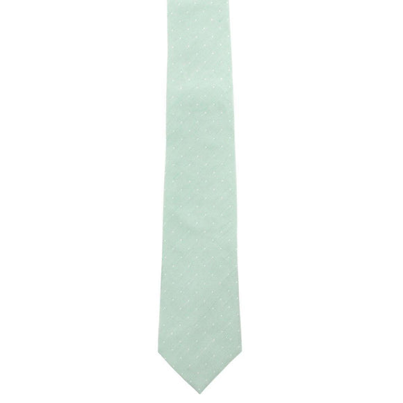 Light Green with Polka Dots