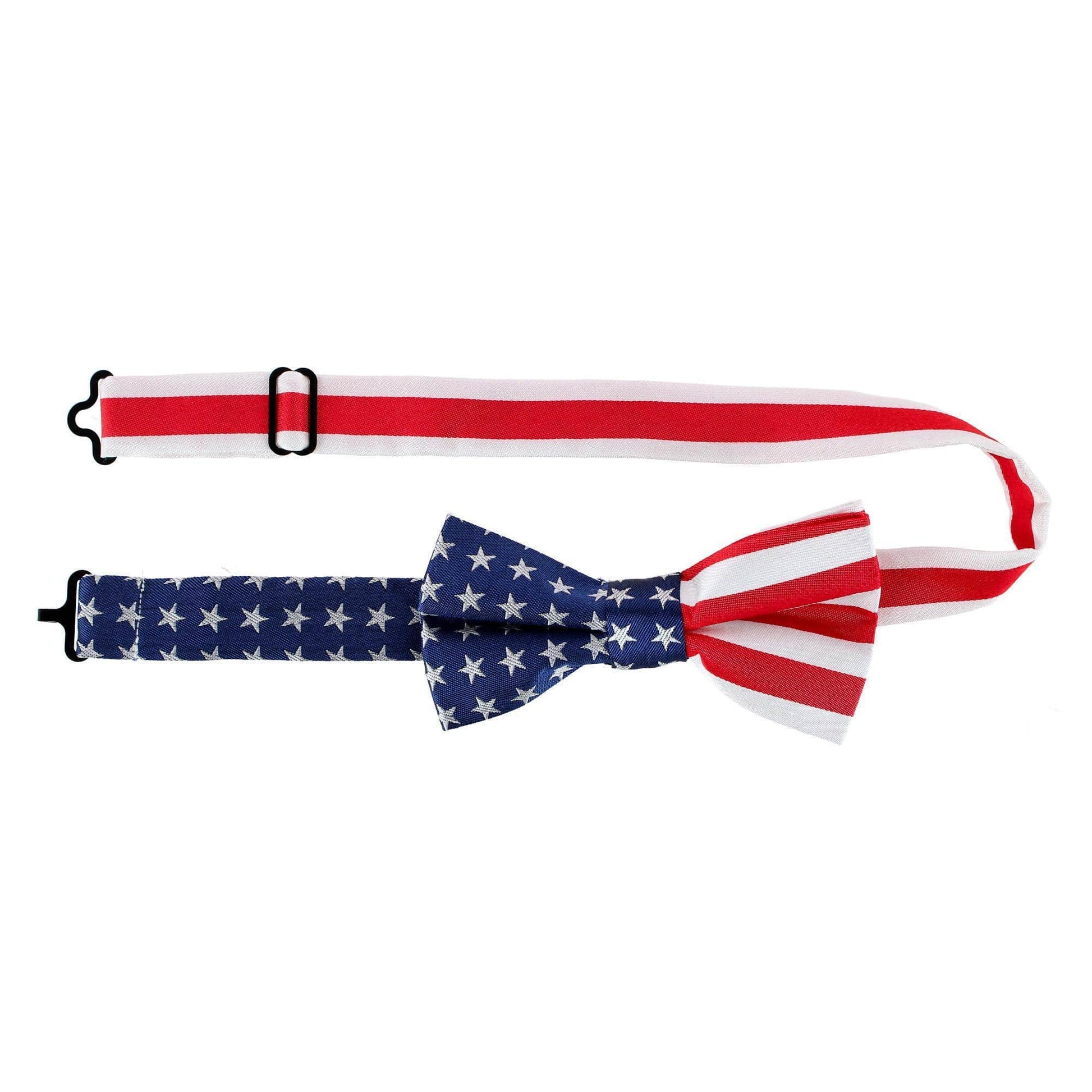 America's Old Glory Silk Bow Tie - Red, White, and Blue