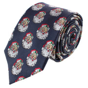 Vintage Cherrio Santa Novelty Silk Necktie