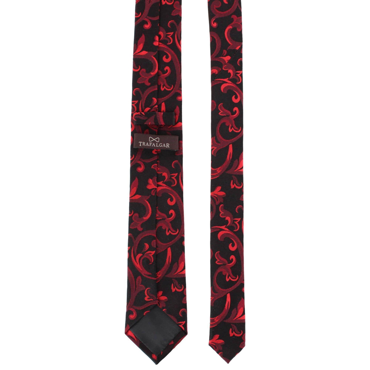 Boy's Christian the Romantic Brocade Silk Necktie - Red