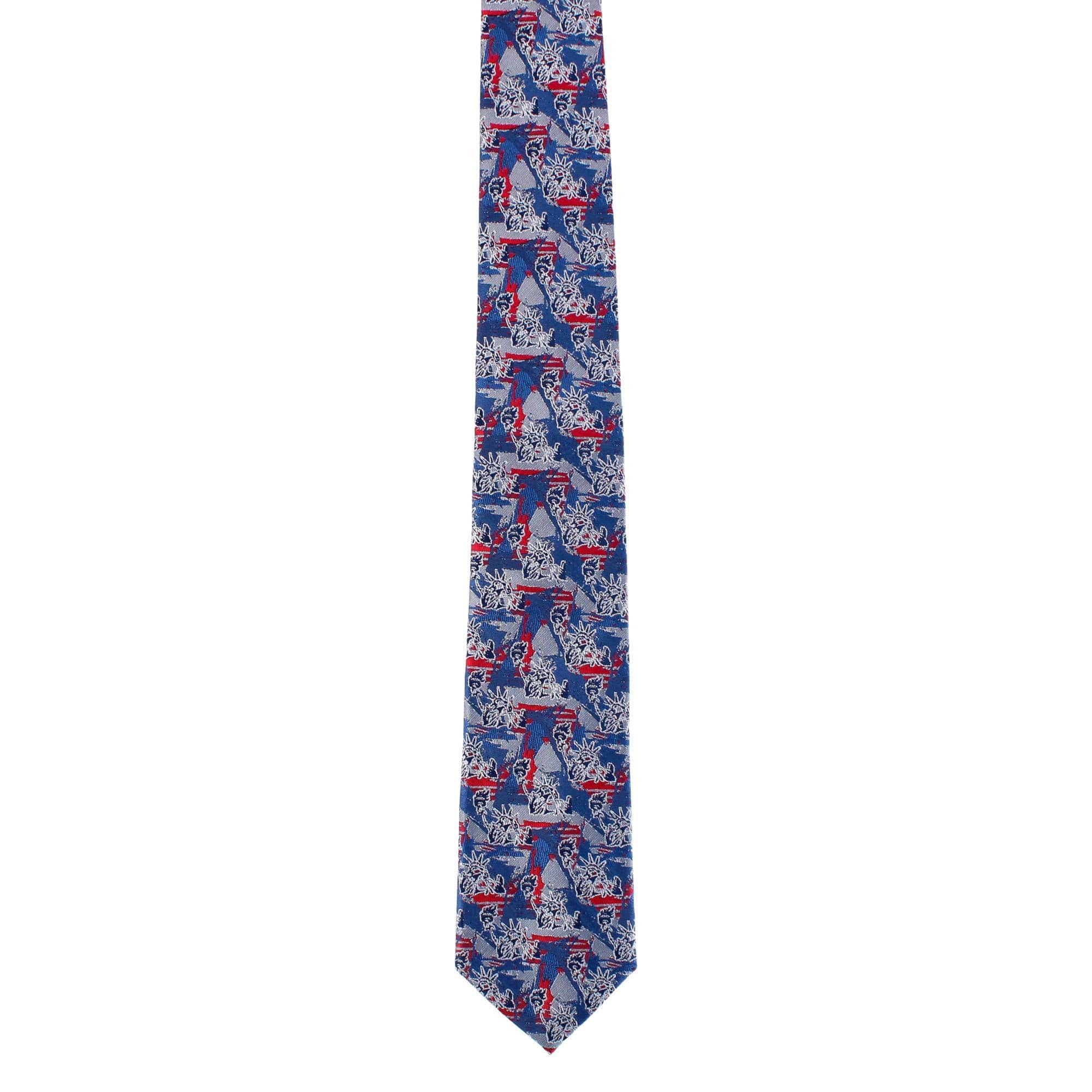 Freedom's Torch Patriotic Silk Novelty Necktie - Multiple