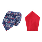 Navy & Red