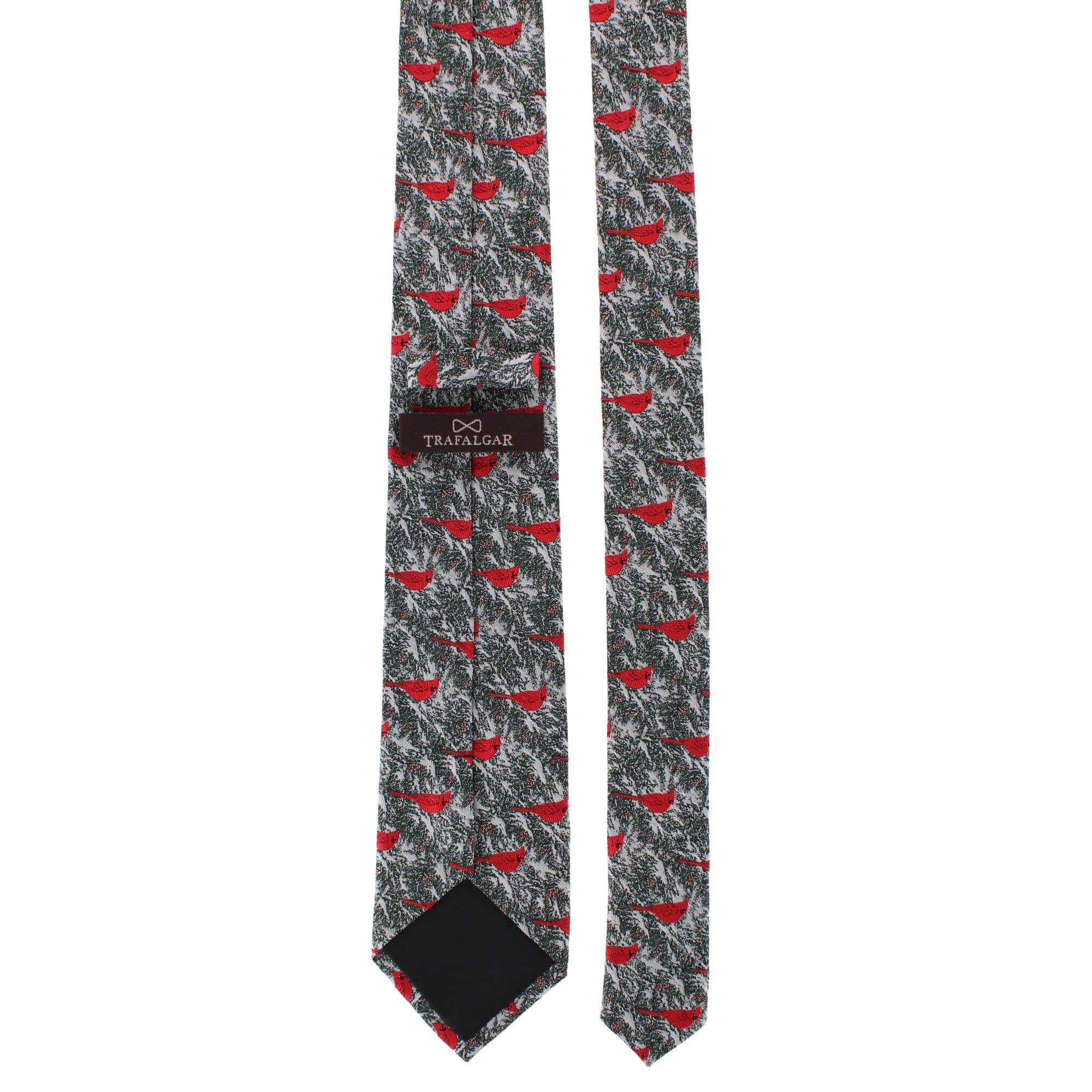 The Snowy Virginia Nightingale Silk Novelty Necktie - Multiple