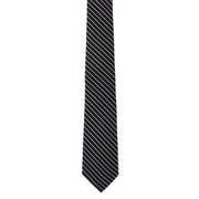 Black with White Stripe