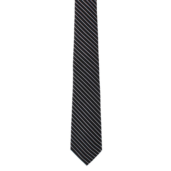 Black with White Stripe