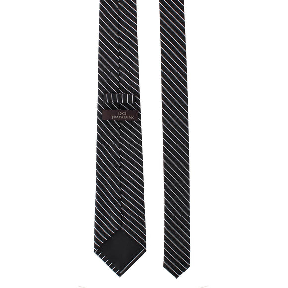 Black with White Stripe