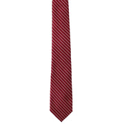 Burgundy with Cream Stripe