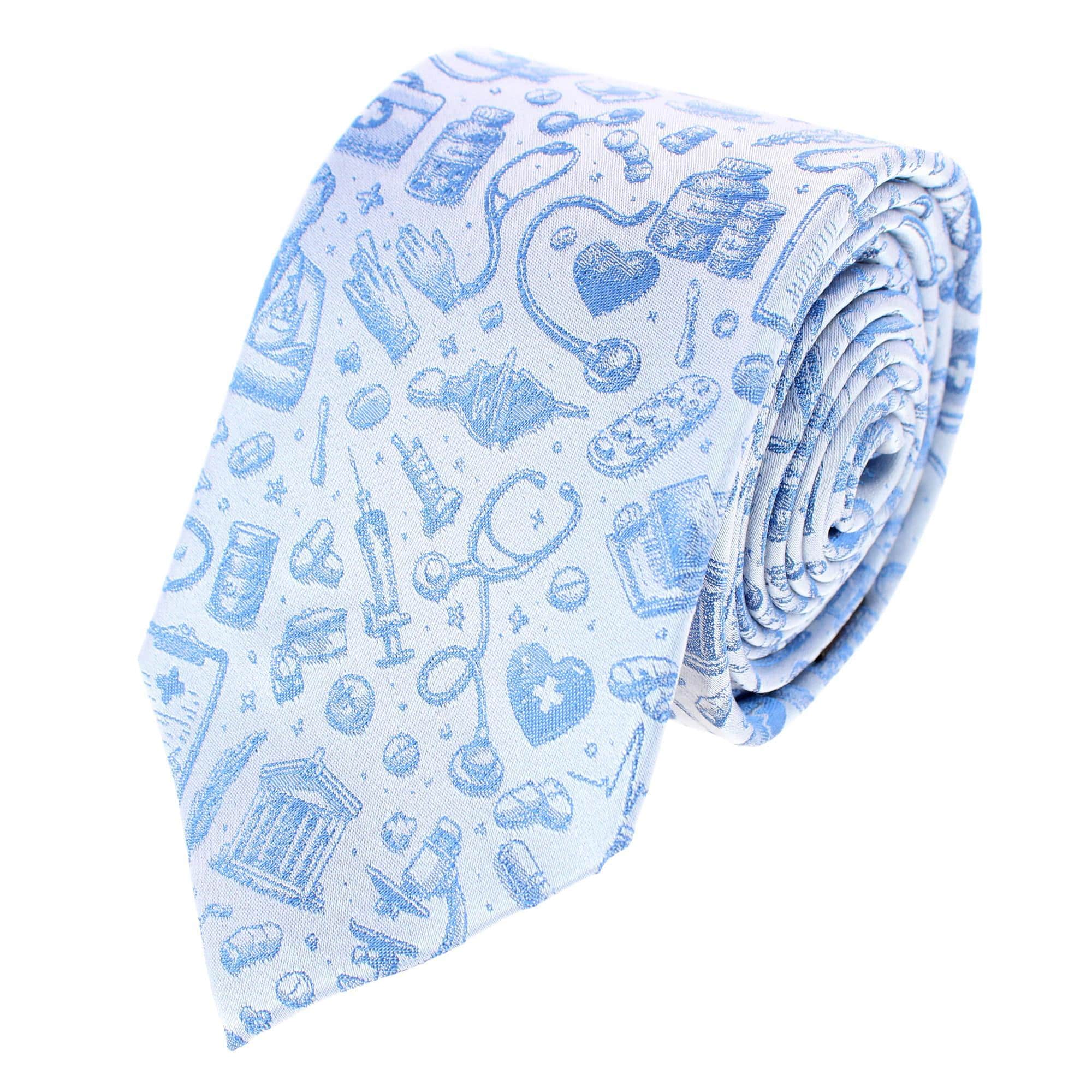 Medical Alert Silk Novelty Necktie