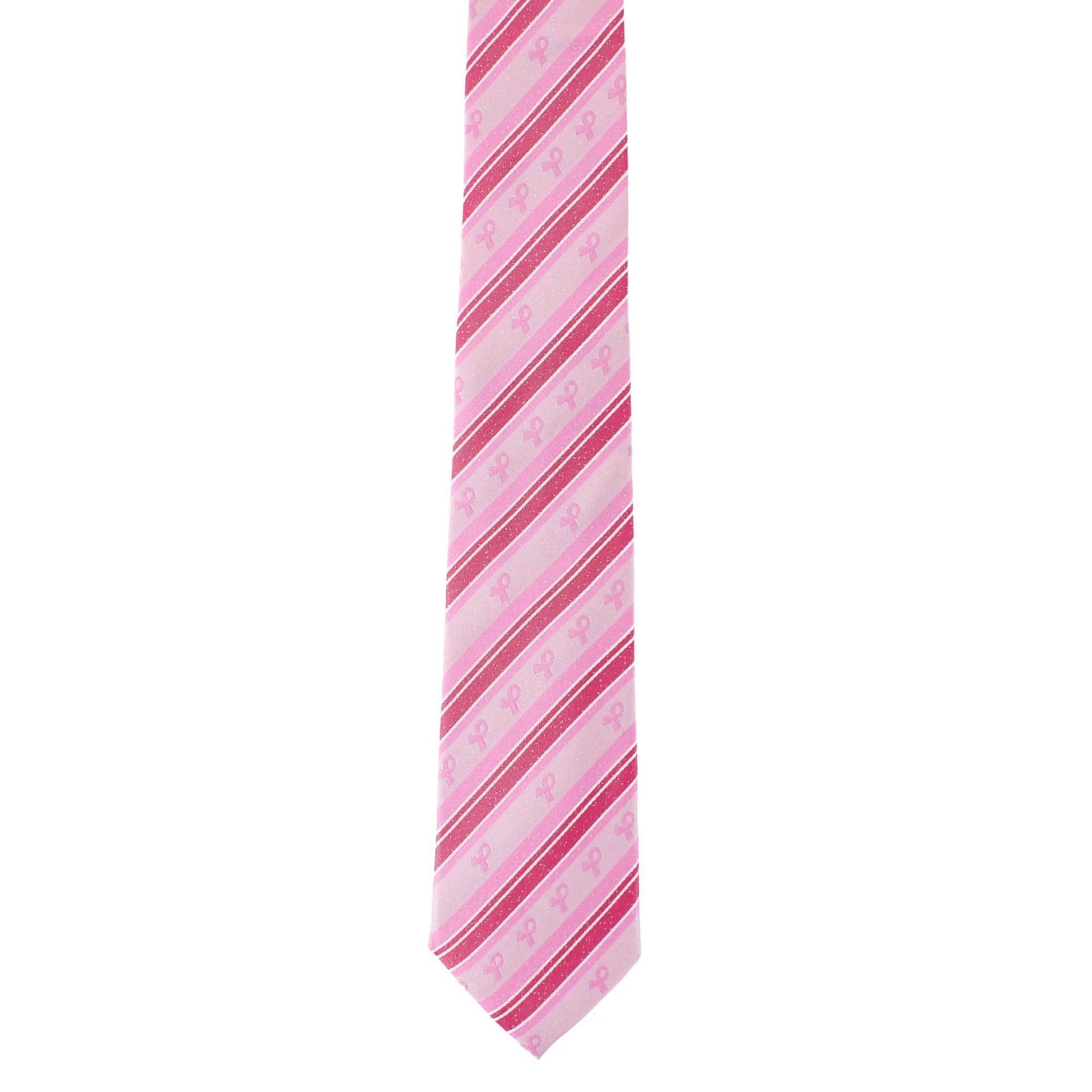 Breast Cancer Awareness Silk Necktie - Pink