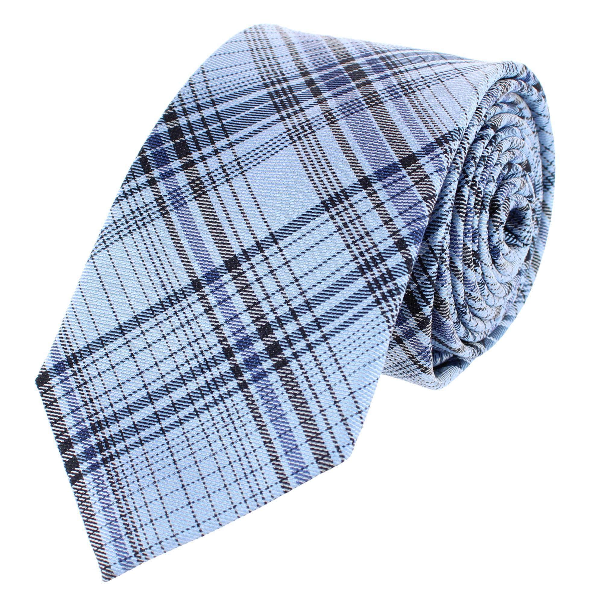 Leander Multi Striped Business Wool Blend Necktie by Trafalgar