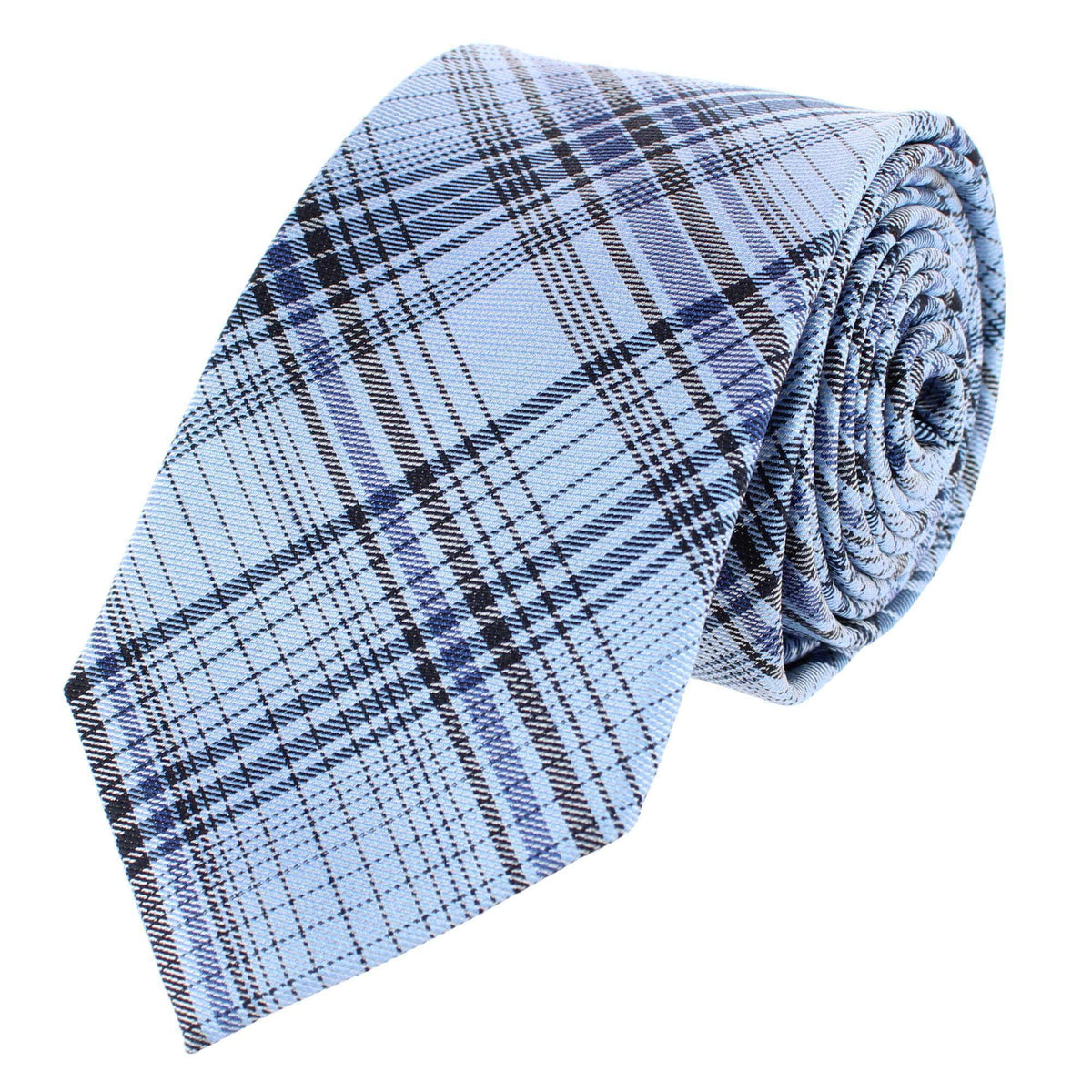 Leander Multi Striped Business Wool Blend Necktie