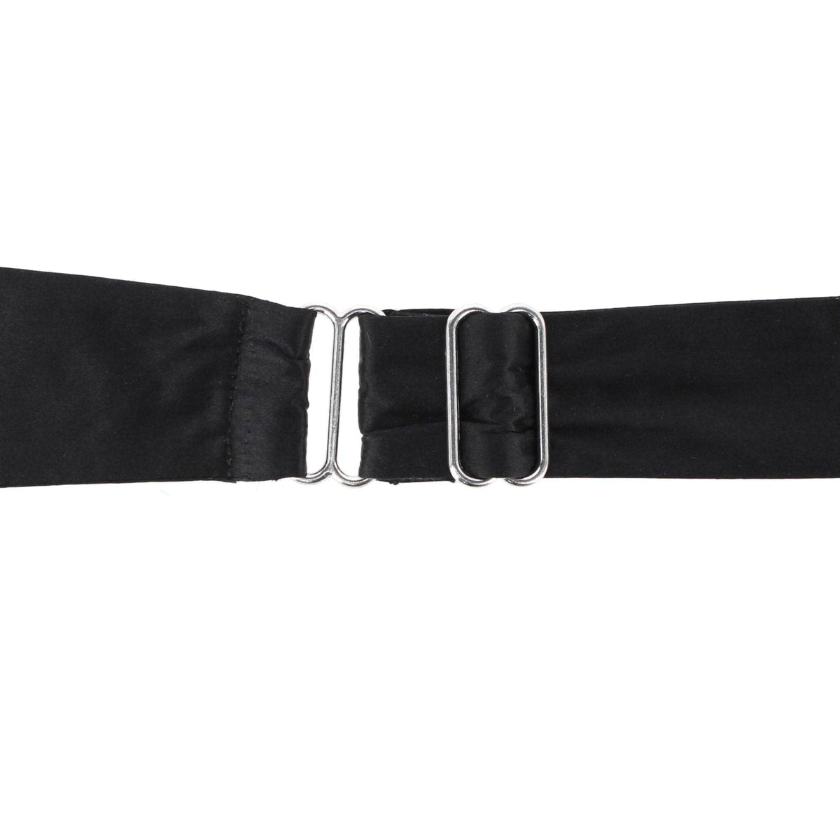 Dillon Cross Over Silk Modern Neckwear - Black