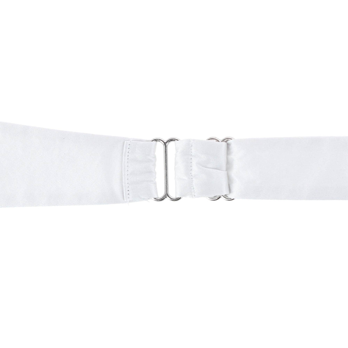 Dillon Cross Over Silk Modern Neckwear - White