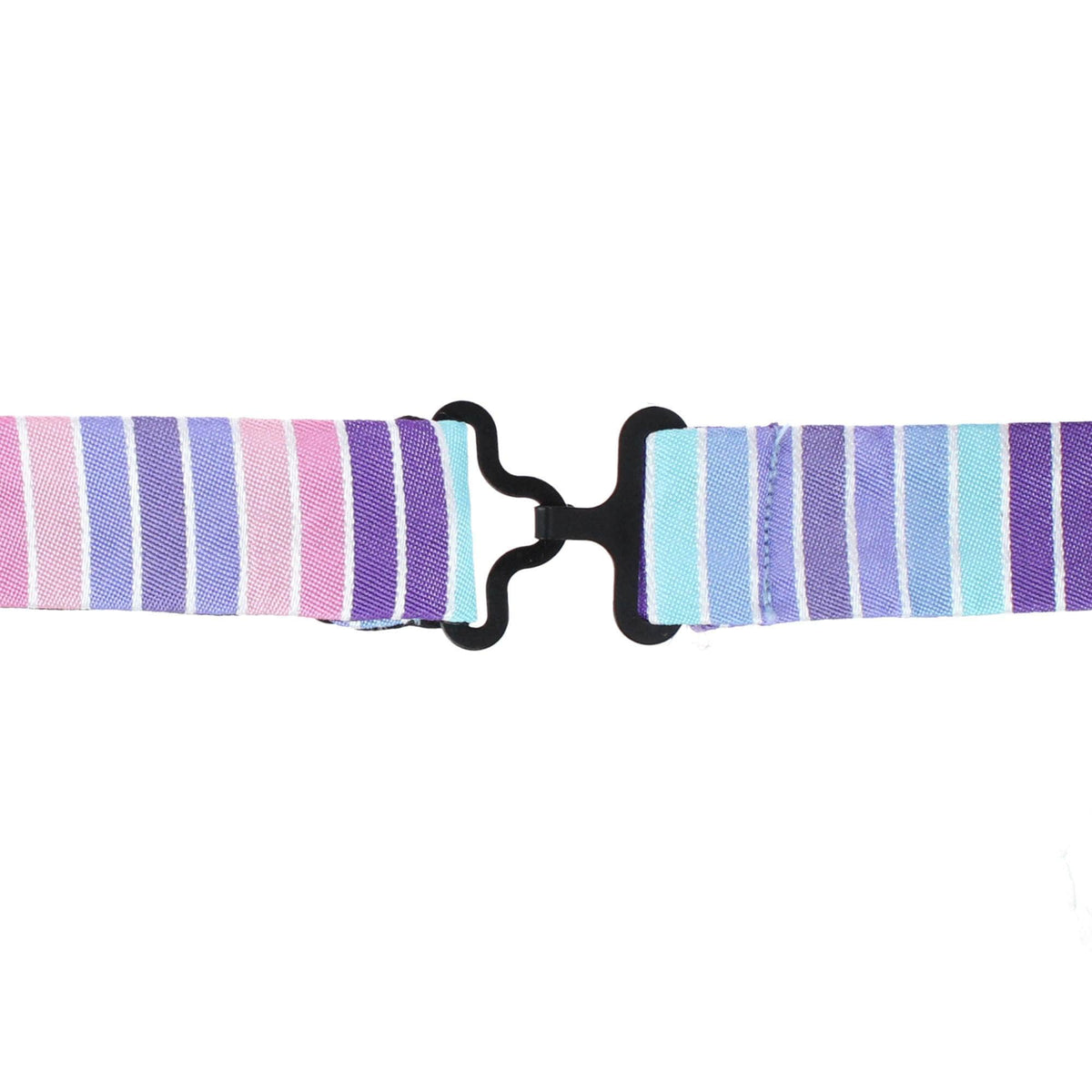 Isly Pastel Multi Striped Silk Bow Tie - Multiple