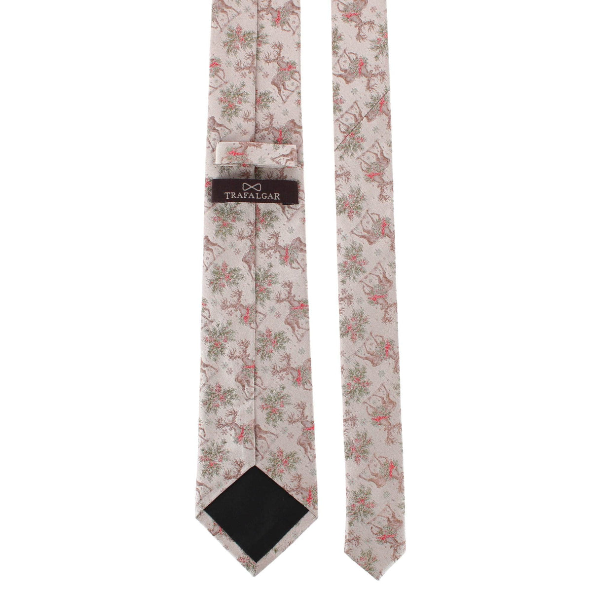 Graceful Reindeer Holiday Silk Novelty Necktie - Multiple