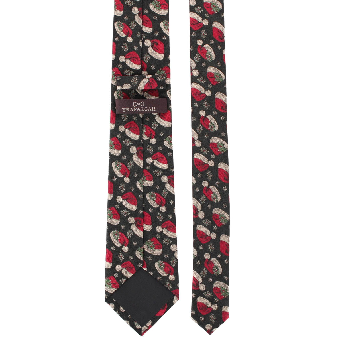 Kris Kringle's Cap Silk Novelty Necktie - Black