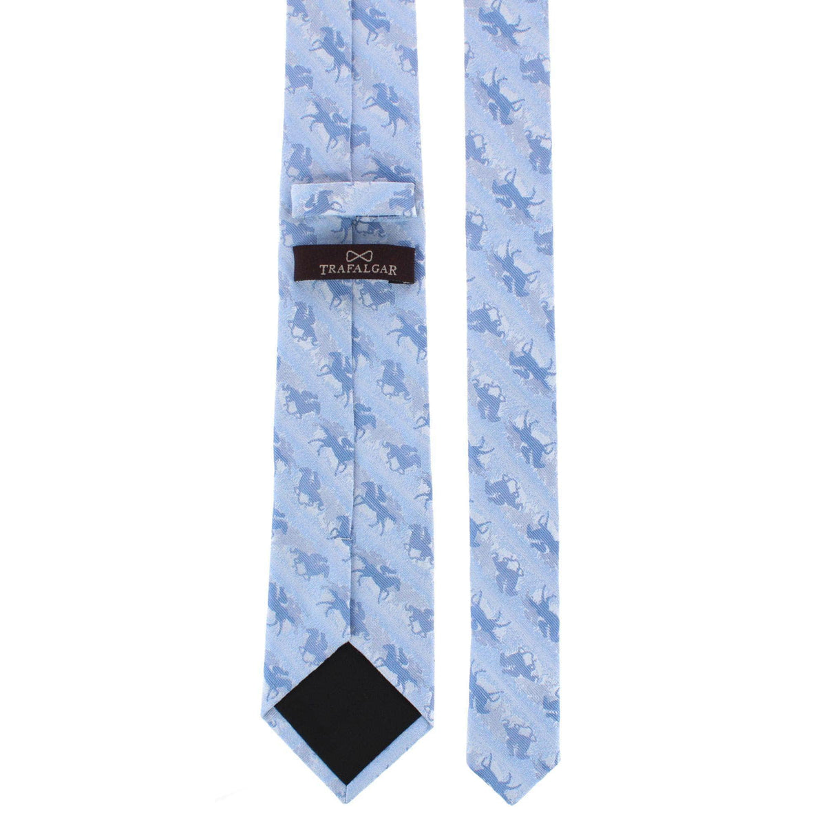 Dettori Jockey Racing Novelty Silk Necktie - Light Blue