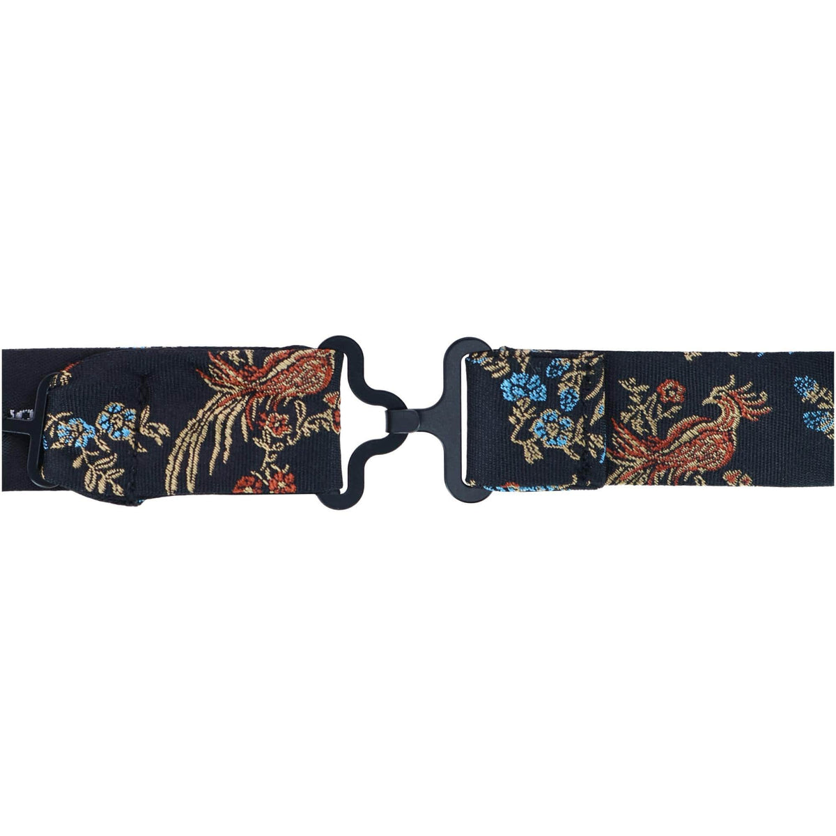 Birds of Prosperity Silk Bow Tie - Black