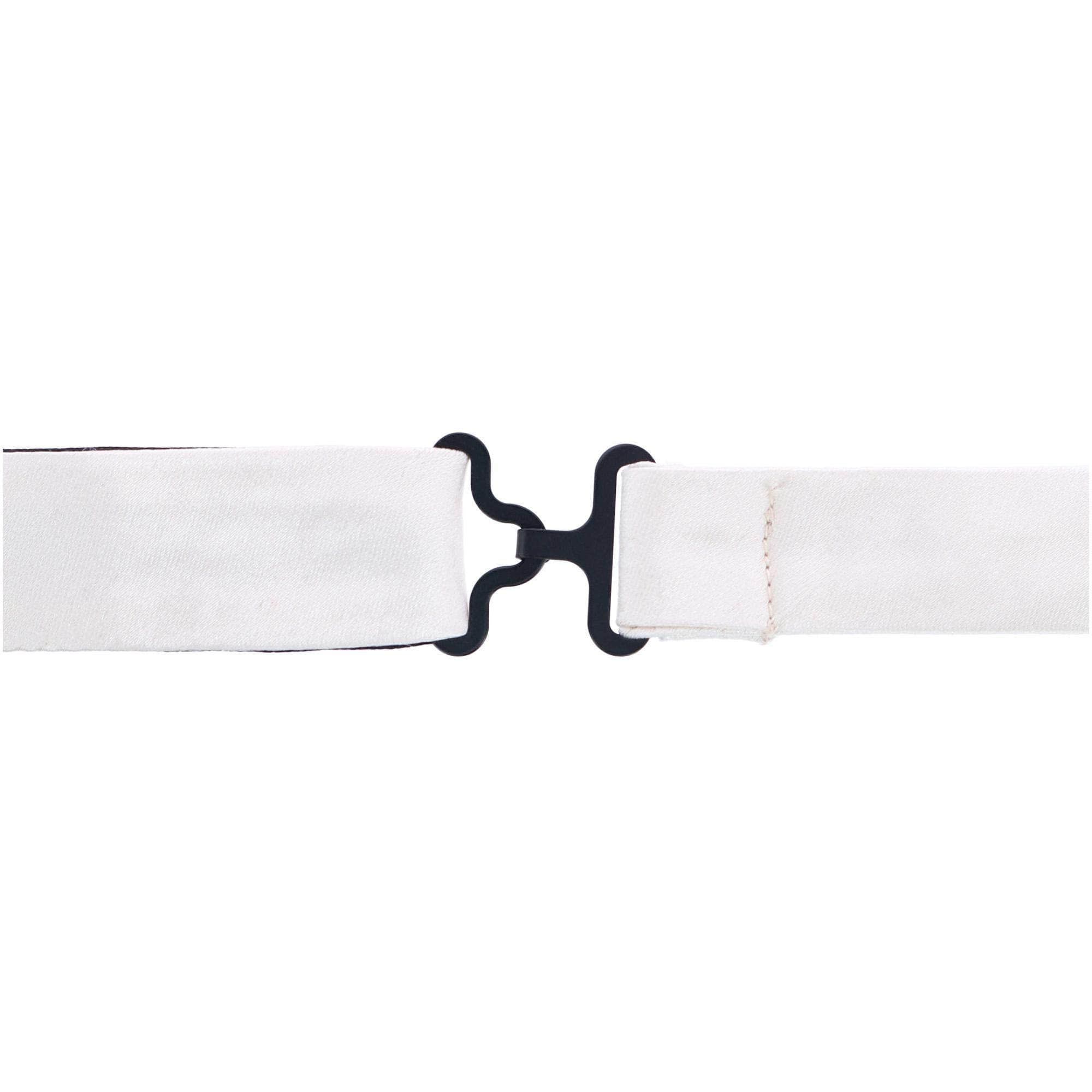 Sutton Solid Color Silk Bow Tie - Ivory
