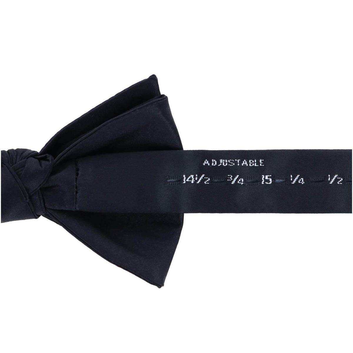 Sutton Solid Color Silk Brace Bow Tie & Pocket Square Combo - Black