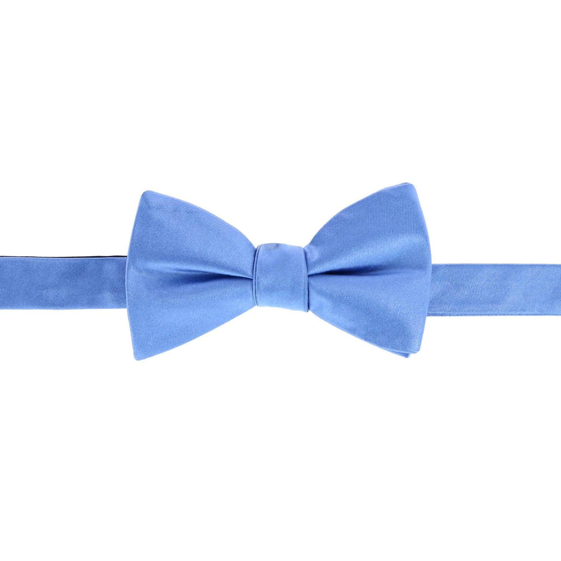 Sutton Solid Color Silk Brace and Bow Tie Combo - Light Blue