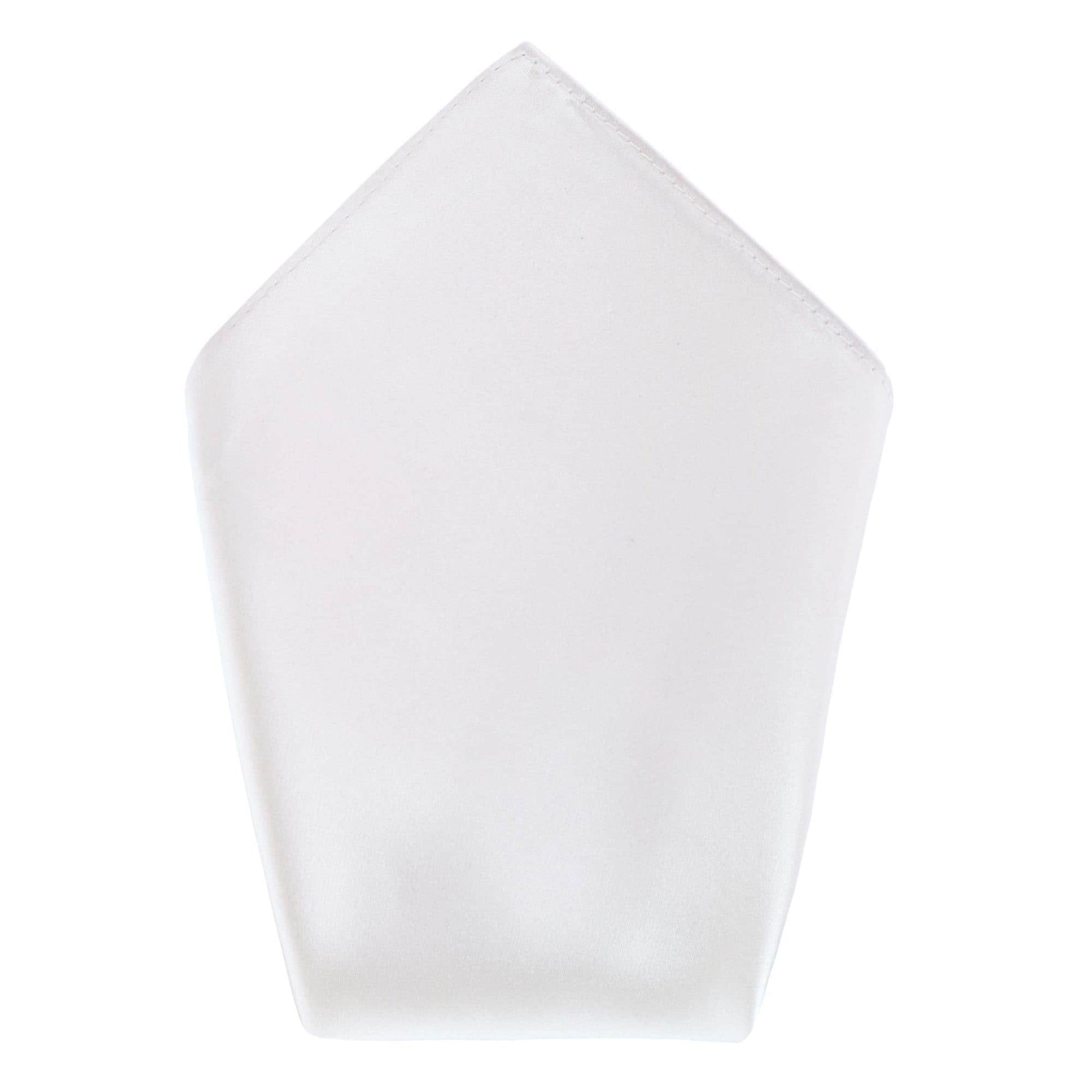 Sutton Solid Color Silk Bowtie and Pocket Square Combo - Ivory