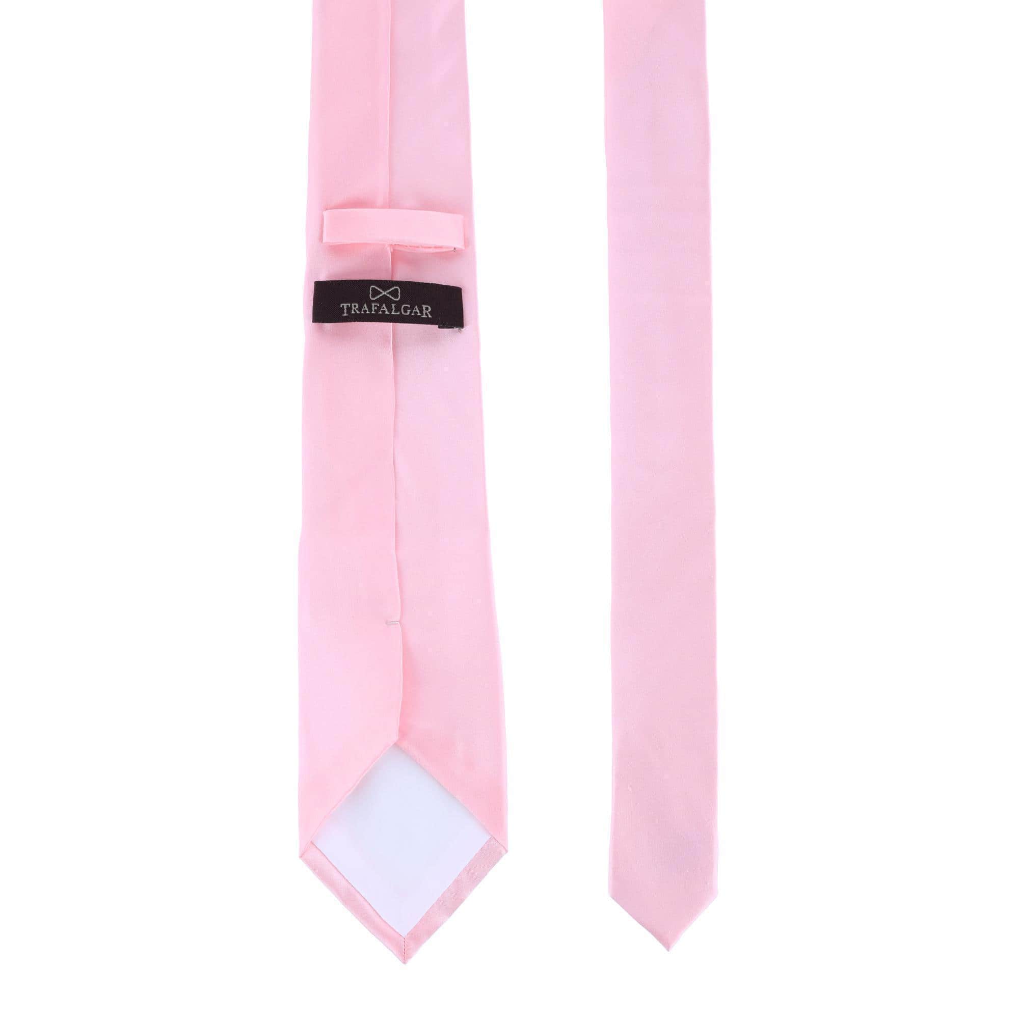 Sutton Solid Color Silk Necktie - Pink