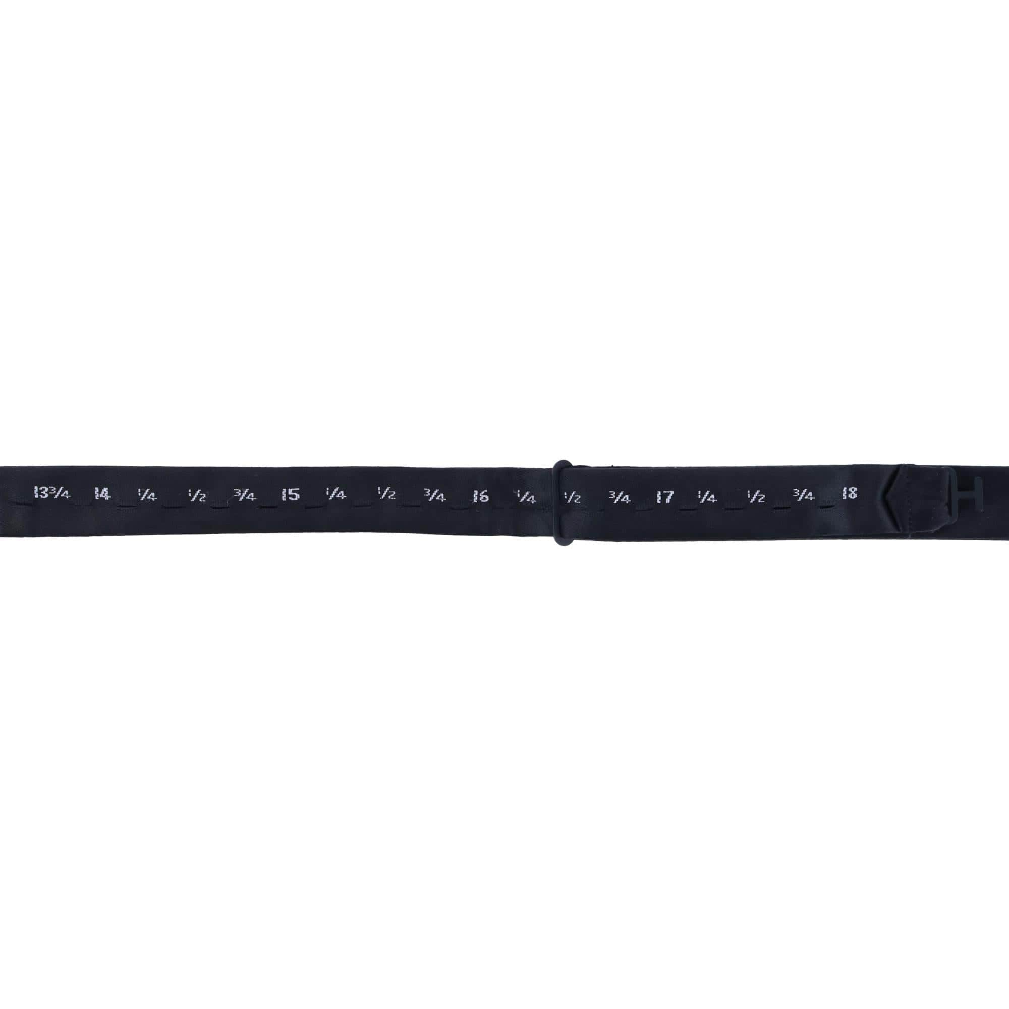 Sutton Solid Color Silk Self-Tie Bow Tie - Black