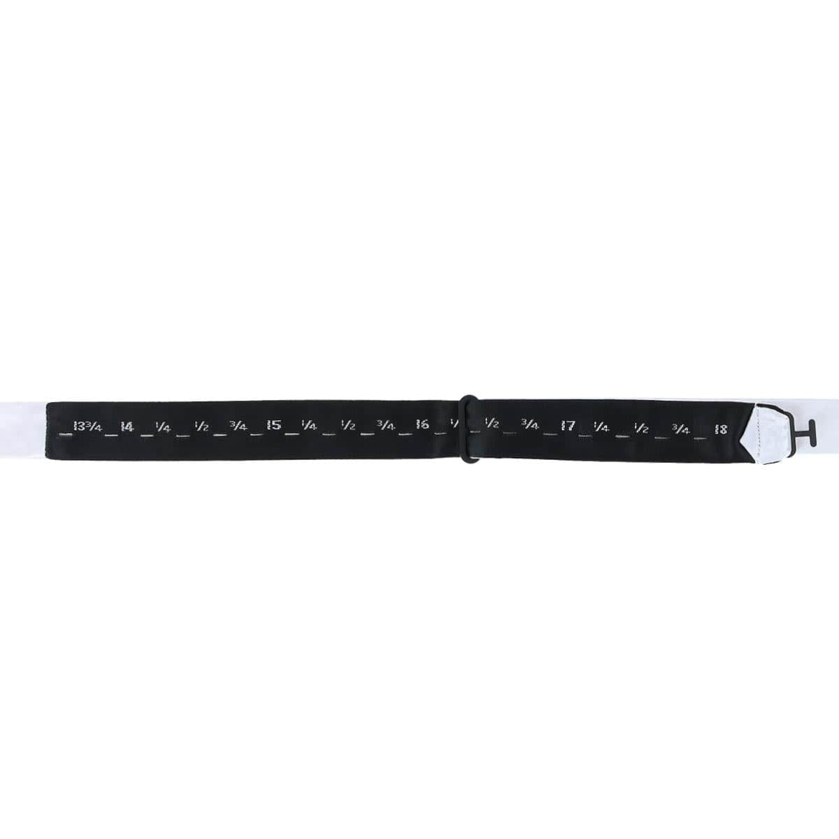 Sutton Solid Color Silk Self-Tie Bow Tie - White
