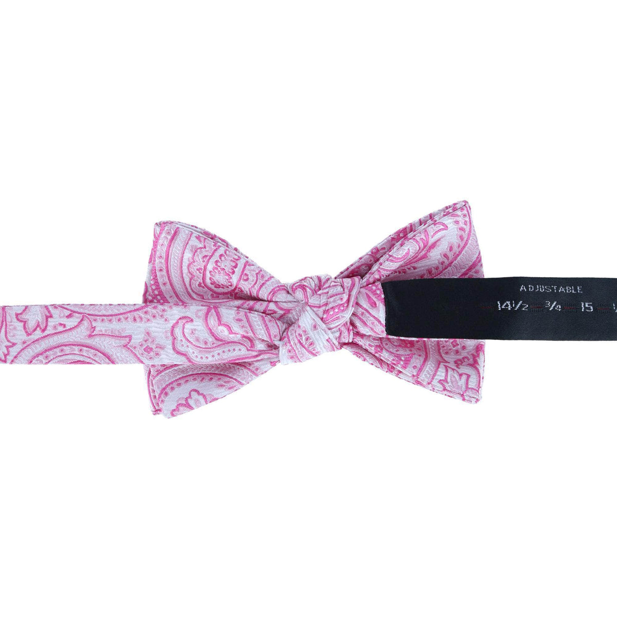 Sobee Paisley Silk Bow Tie - Pink