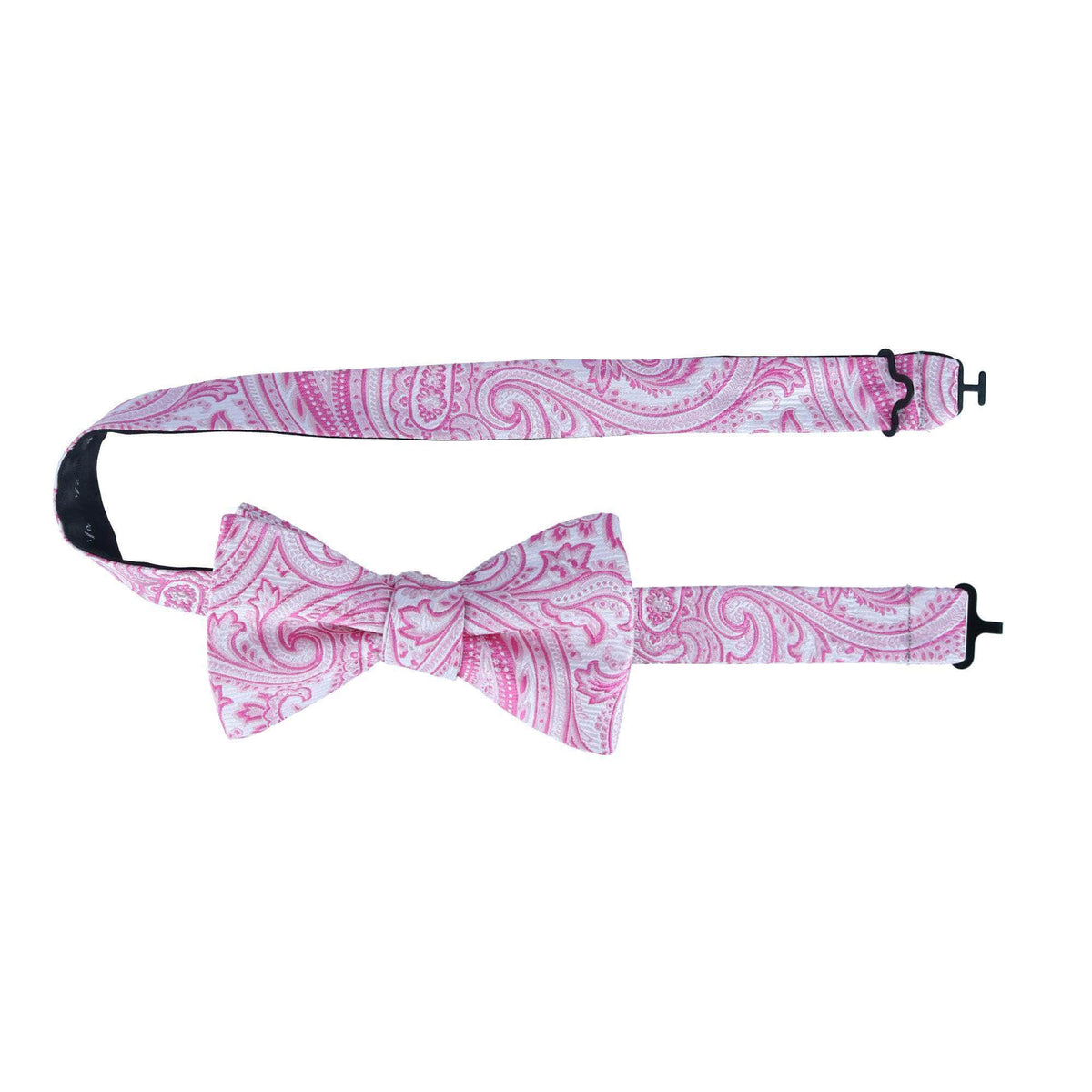 Sobee Paisley Silk Bow Tie - Pink