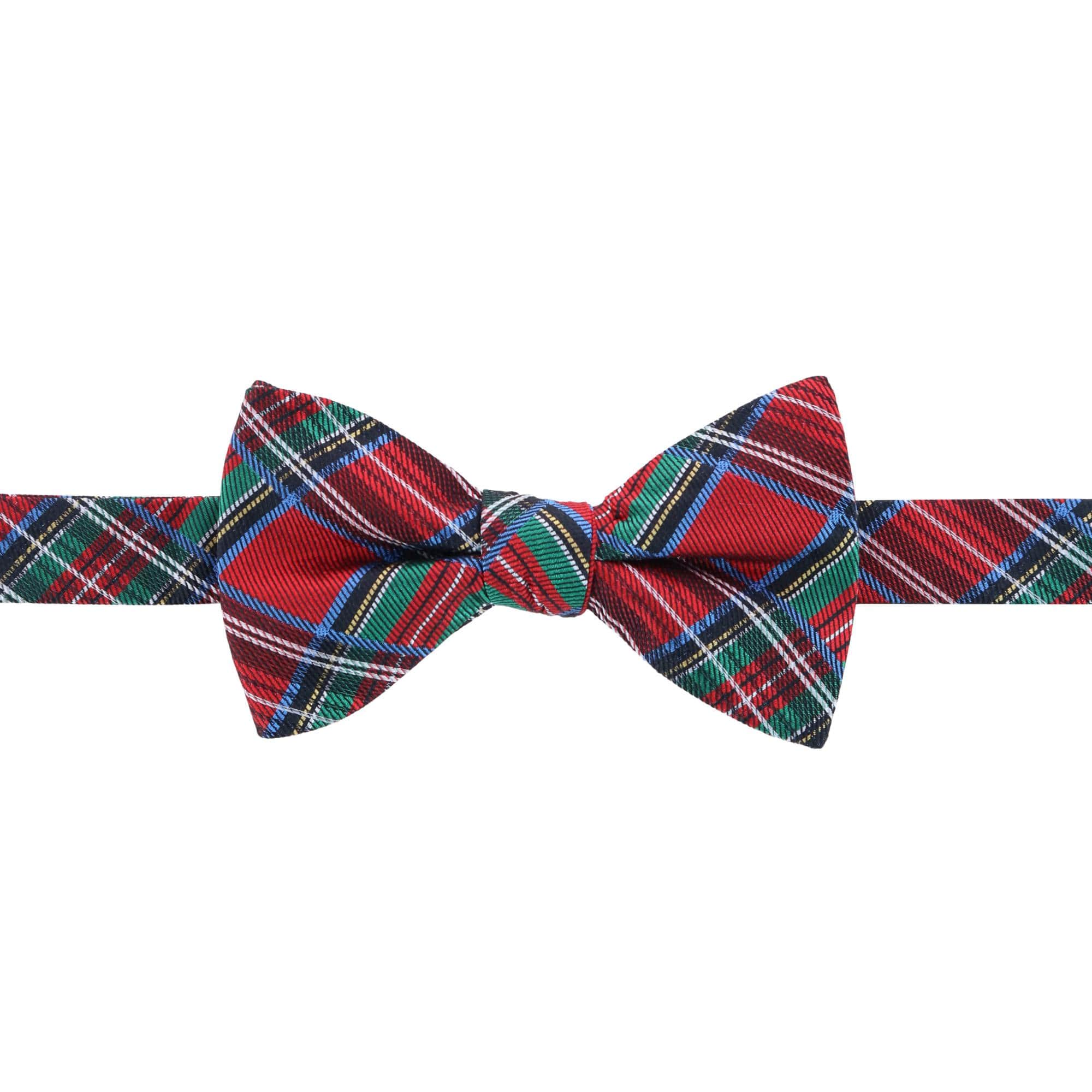 Nicholas Tartan Plaid Silk Bow Tie - Tartan Plaid