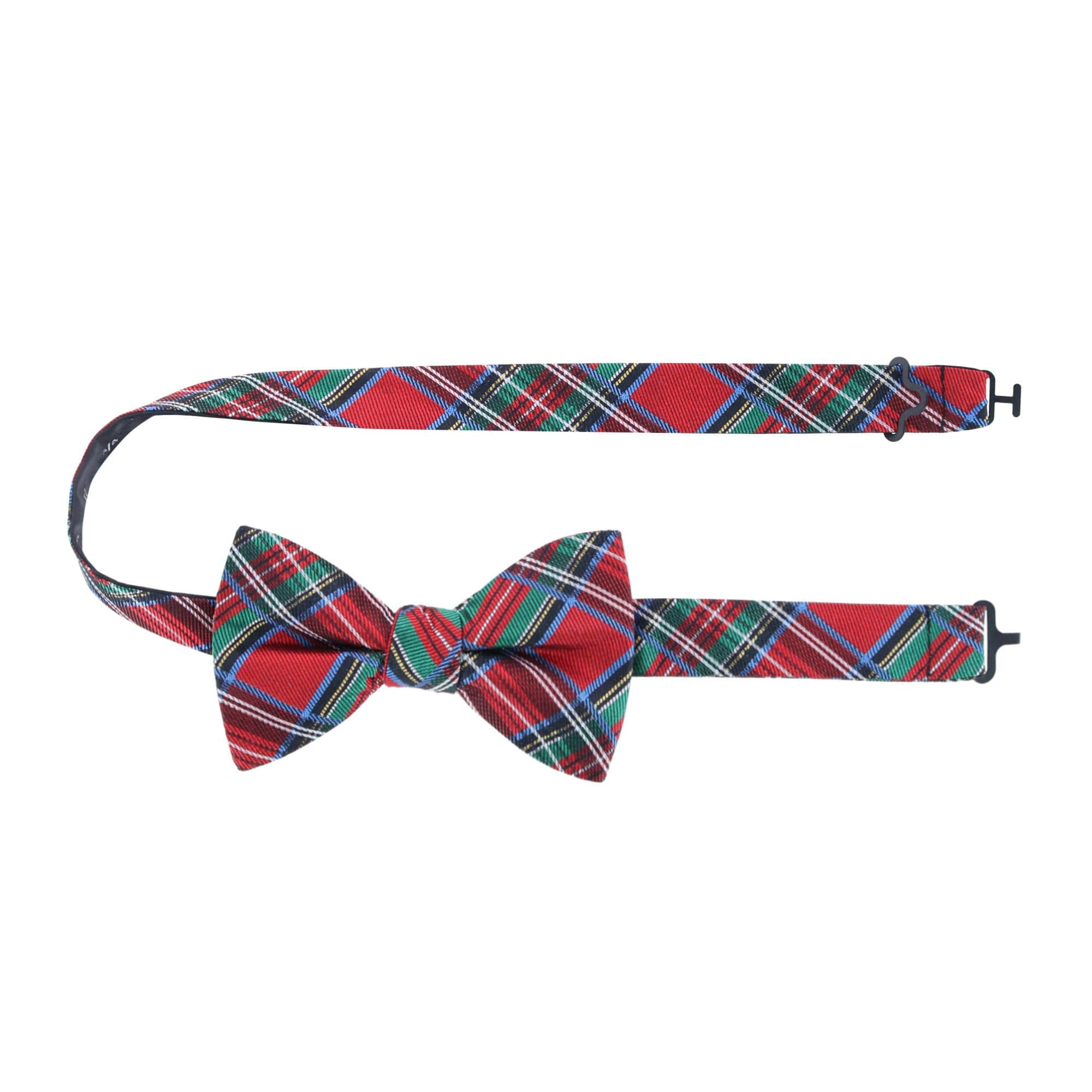 Nicholas Tartan Plaid Silk Bow Tie - Tartan Plaid