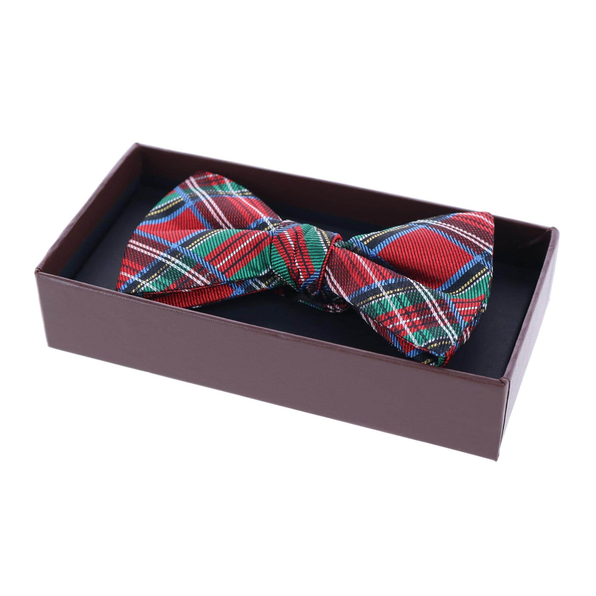 Nicholas Tartan Plaid Silk Bow Tie - Tartan Plaid