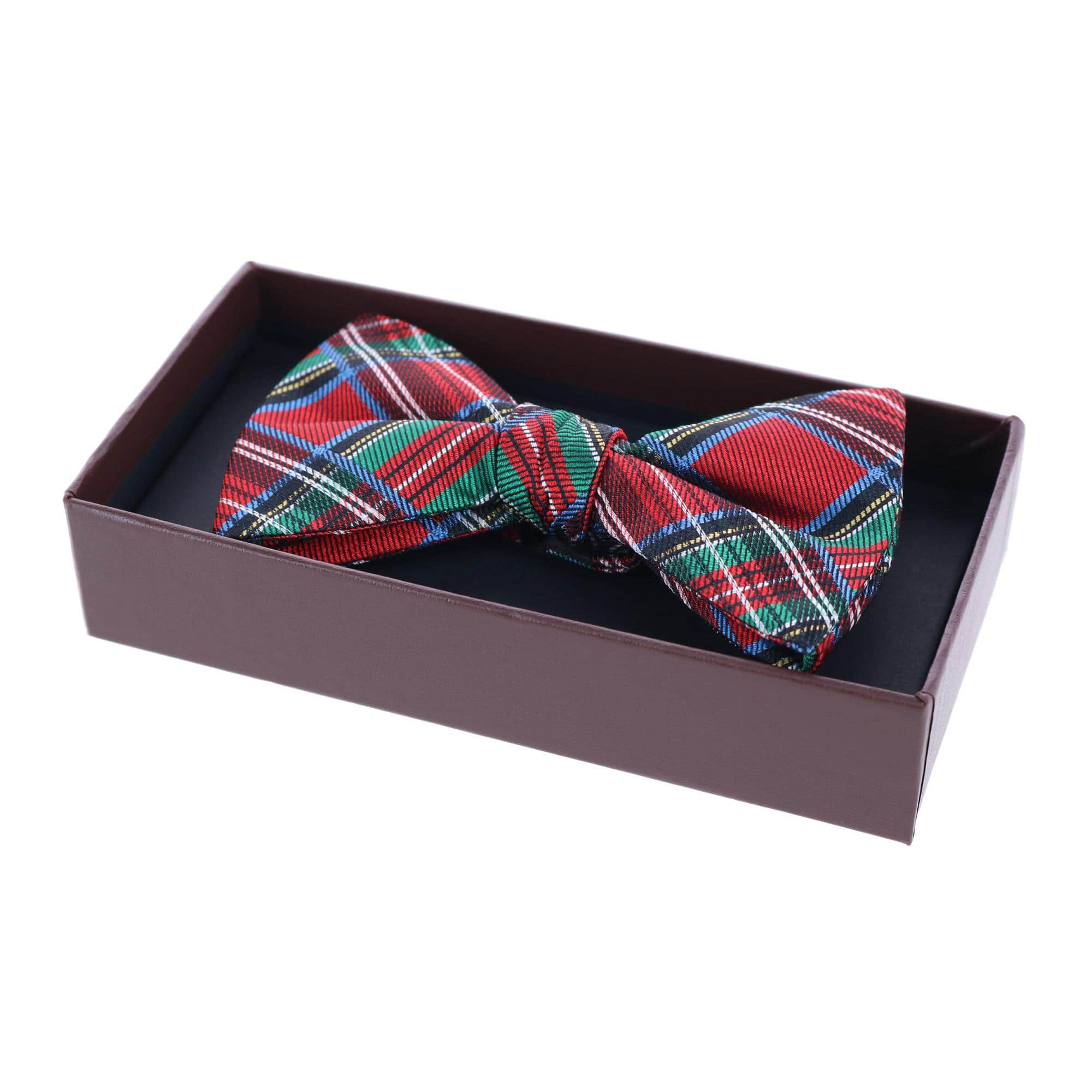 Nicholas Tartan Plaid Silk Bow Tie - Tartan Plaid