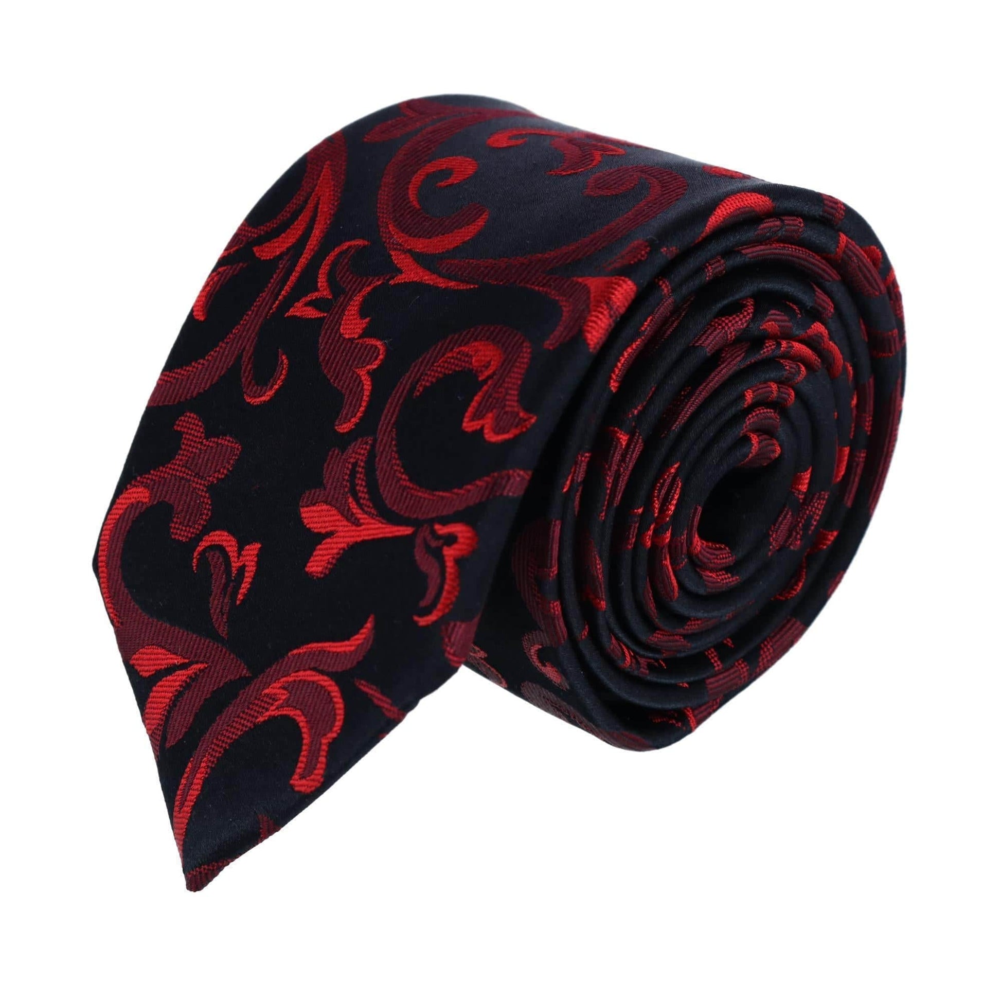 Big & Tall Christian the Romantic Brocade Silk Necktie