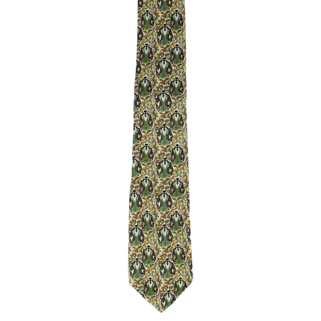Big and Tall Shall We Dance Silk Novelty Neck Tie - Green