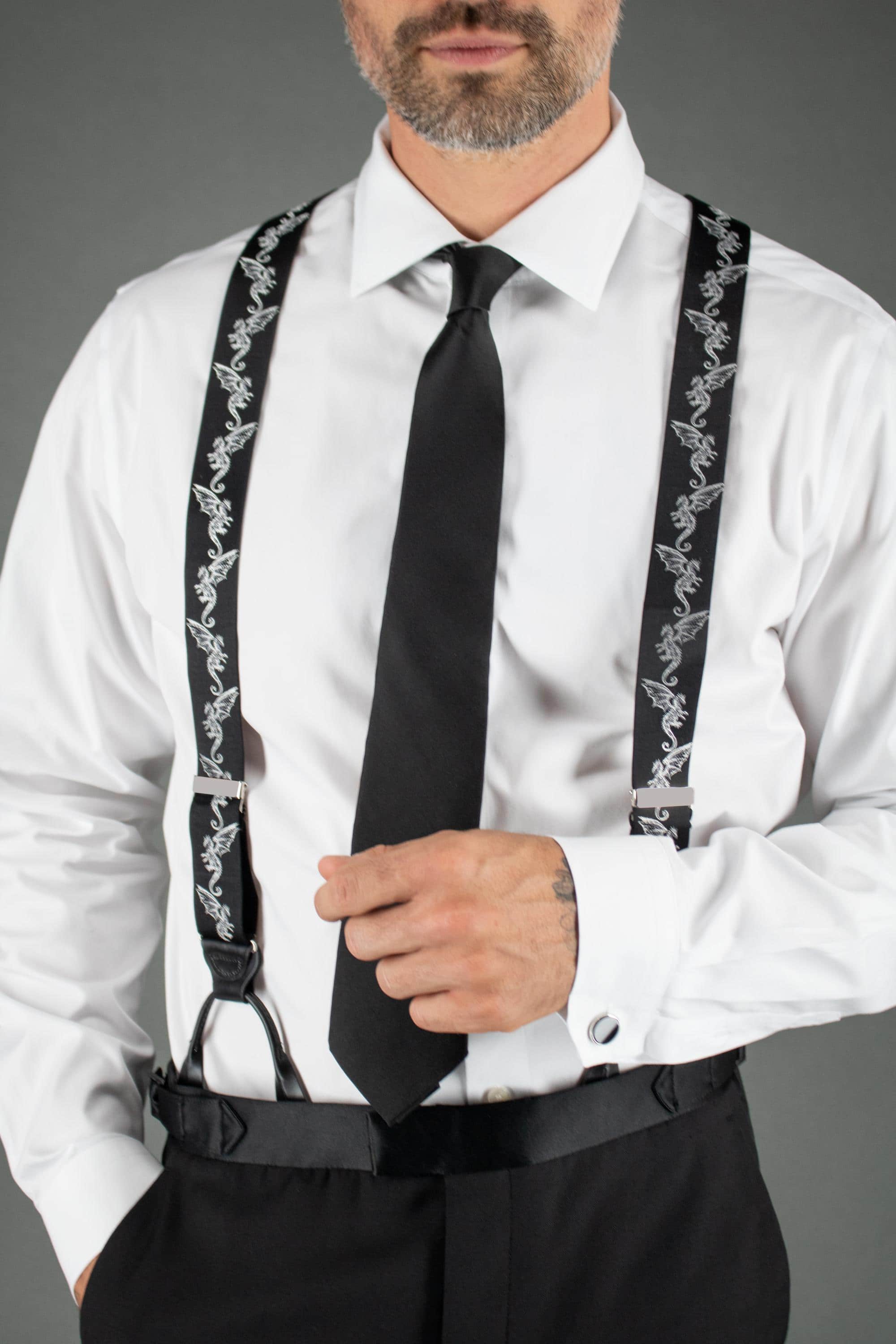 Sutton Big & Tall Solid Color Silk Necktie - Black