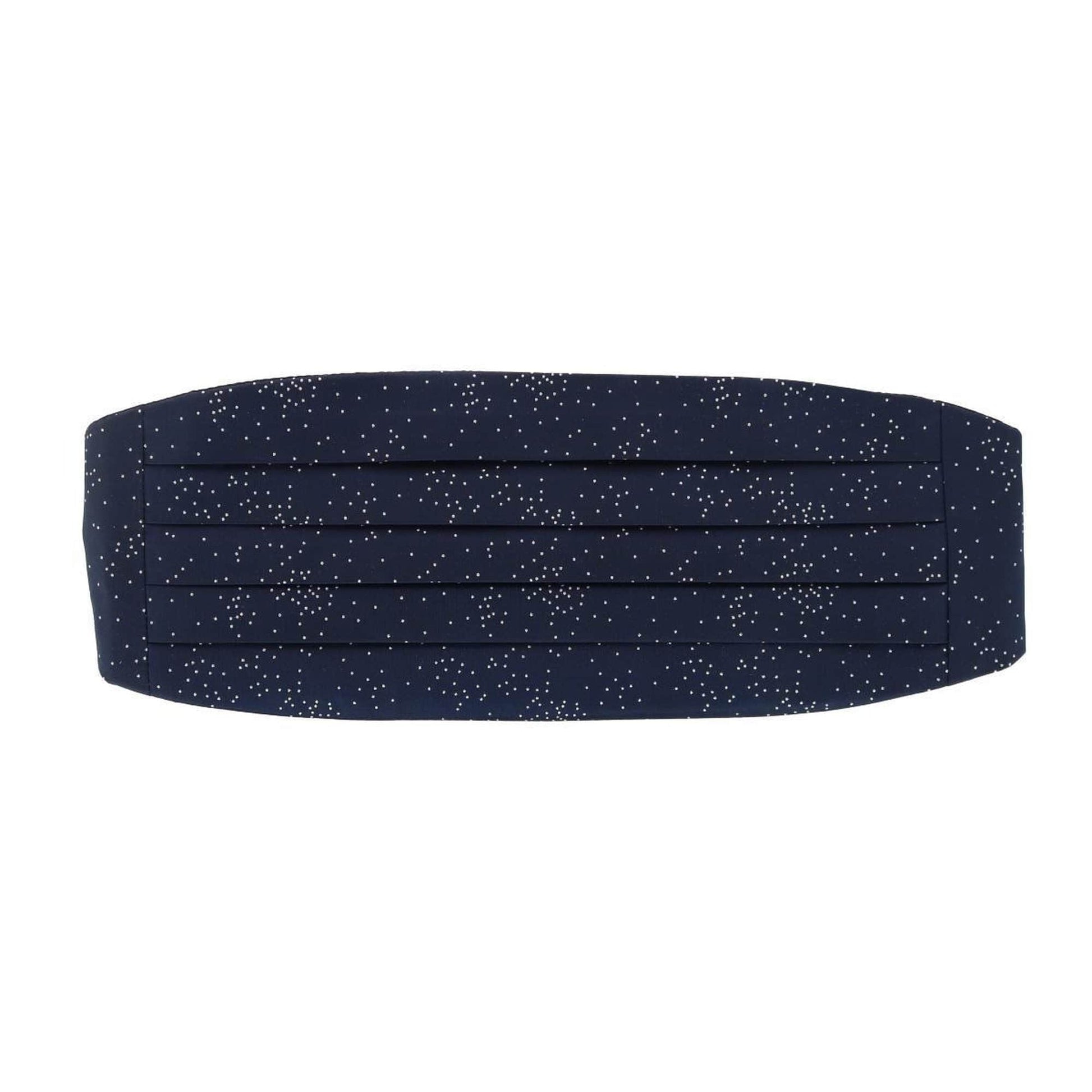 Mystere Metallic Star Light Cummerbund & Bow Tie Bundle - Navy