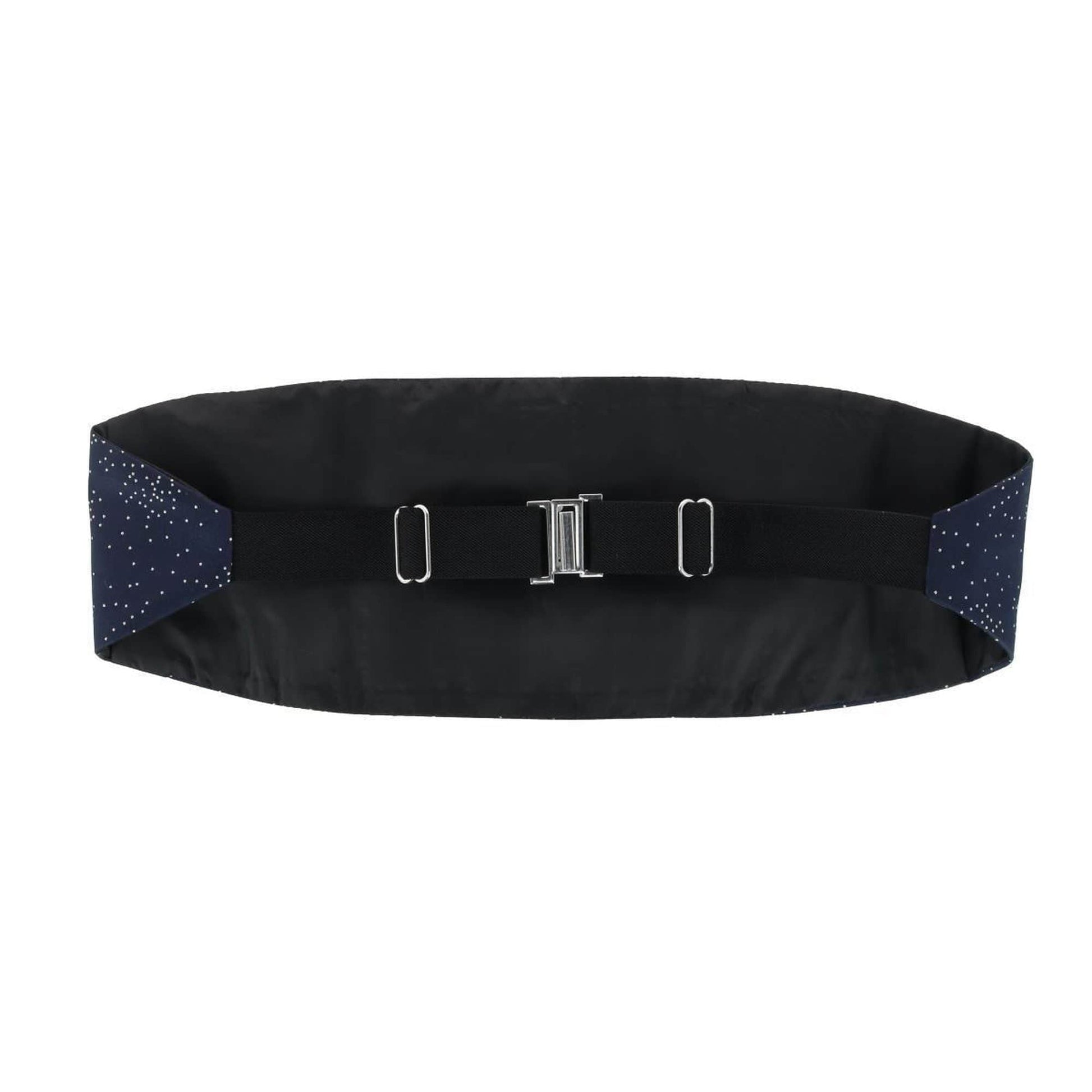 Mystere Metallic Star Light Cummerbund & Bow Tie Bundle - Navy