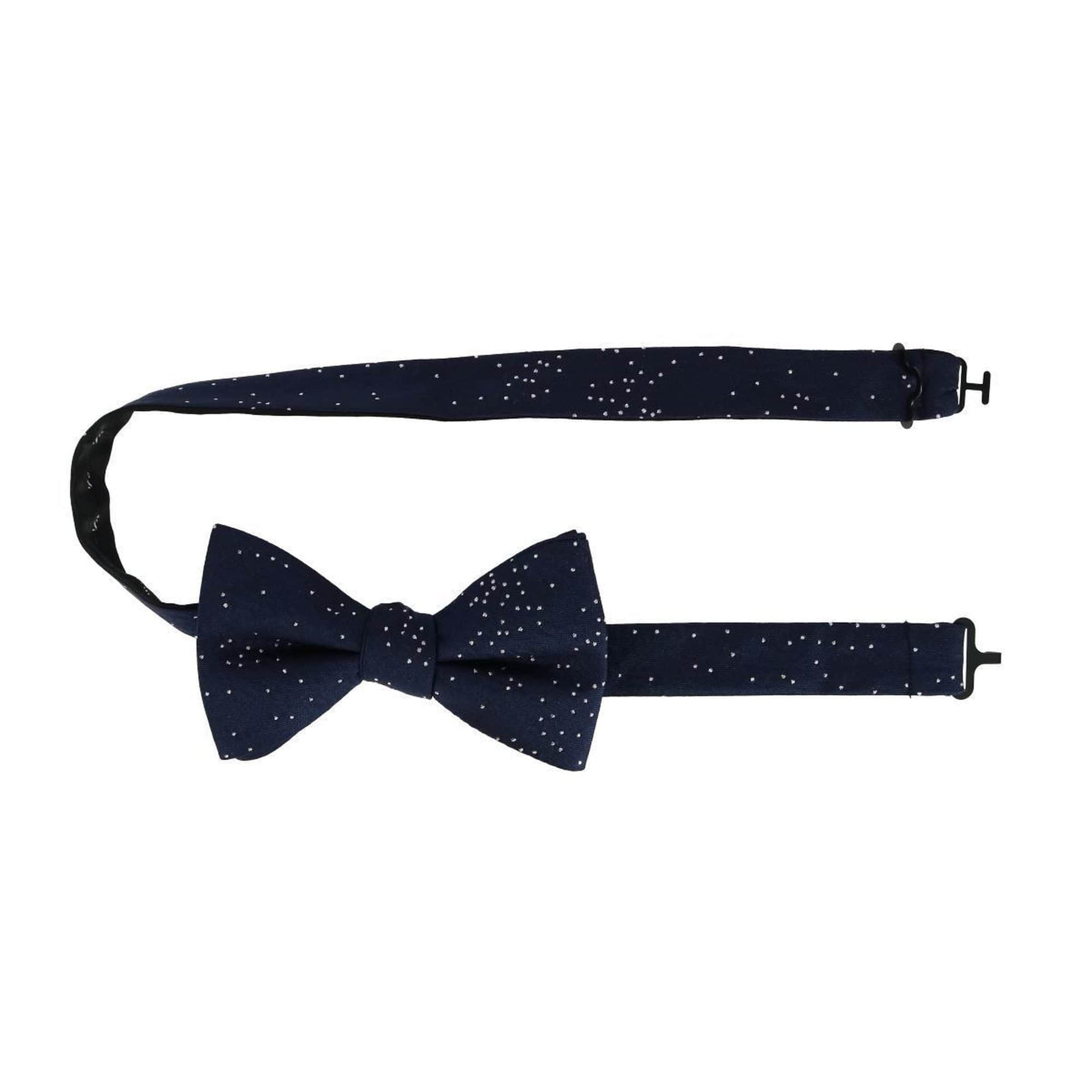 Mystere Metallic Star Light Cummerbund & Bow Tie Bundle - Navy