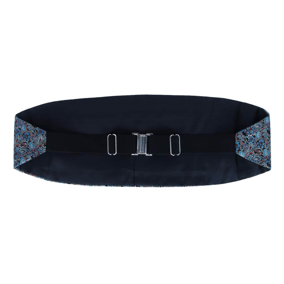 Enzo Exploded Floral Silk Cummerbund - Multiple