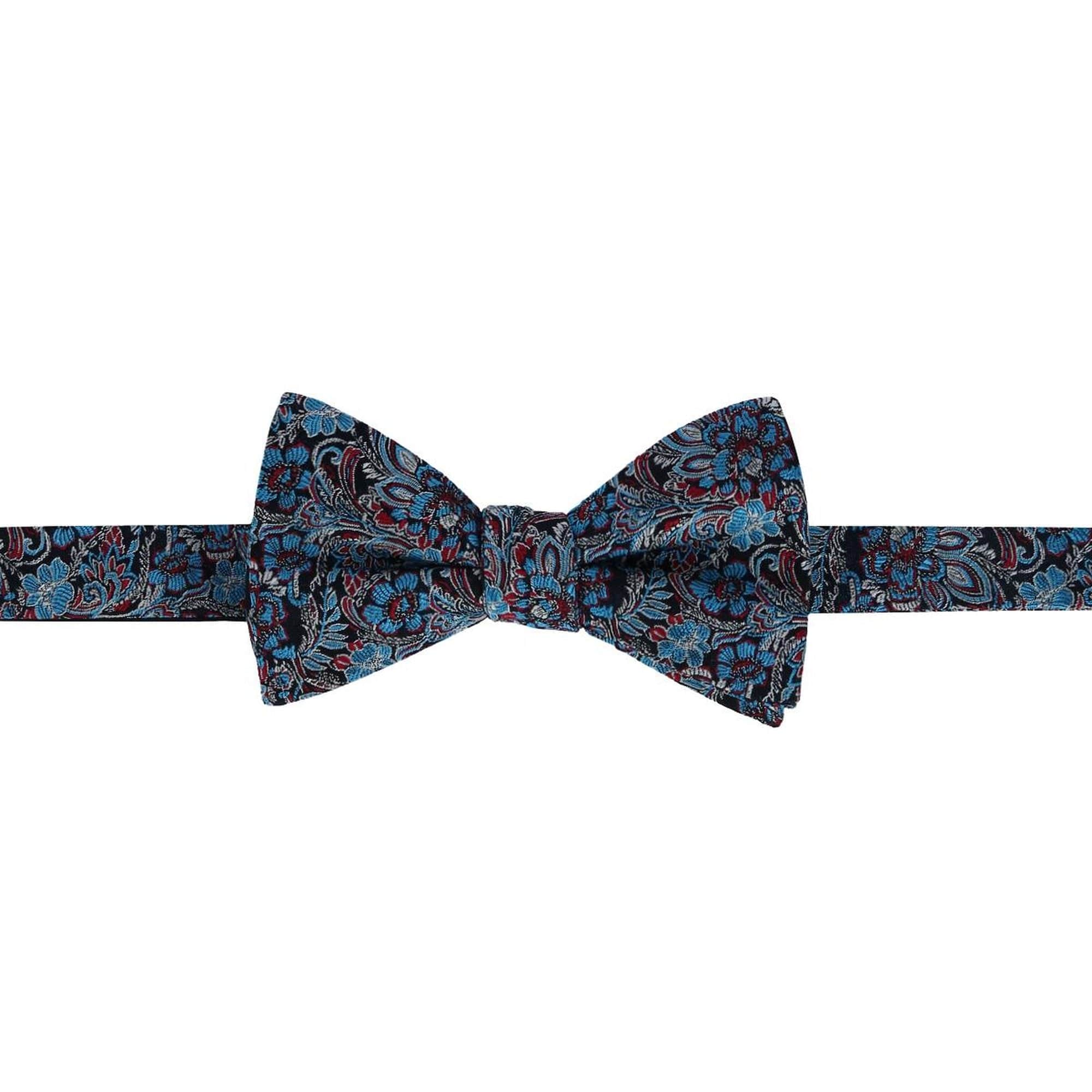 Enzo Exploded Floral Silk Cummerbund & Bow Tie Bundle - Multiple
