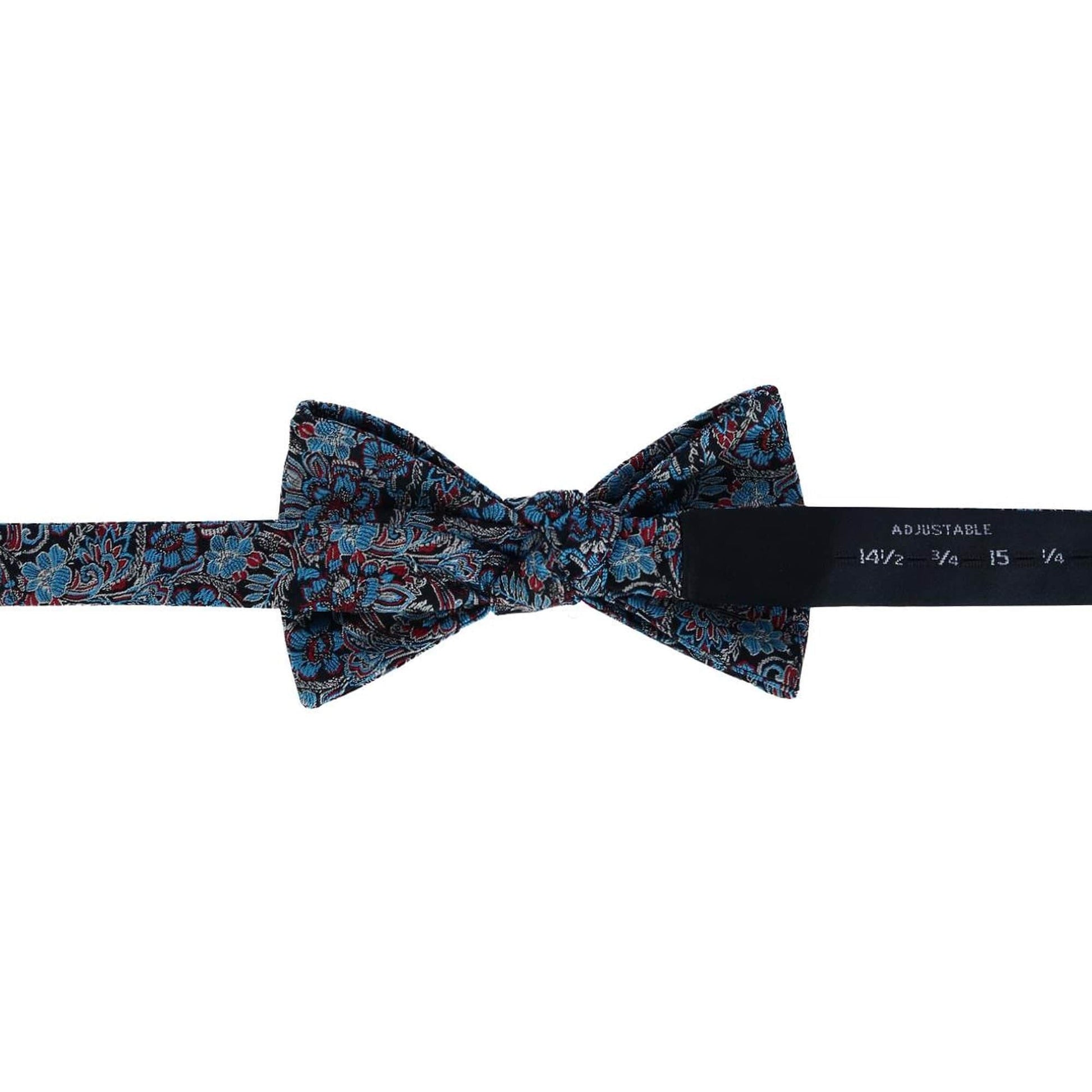 Enzo Exploded Floral Silk Cummerbund & Bow Tie Bundle - Multiple