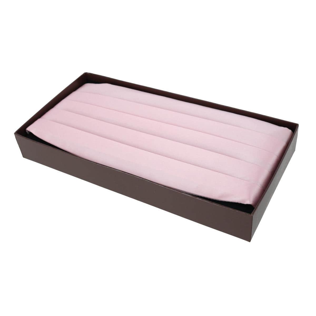 Sutton Solid Color Silk Cummerbund - Pink