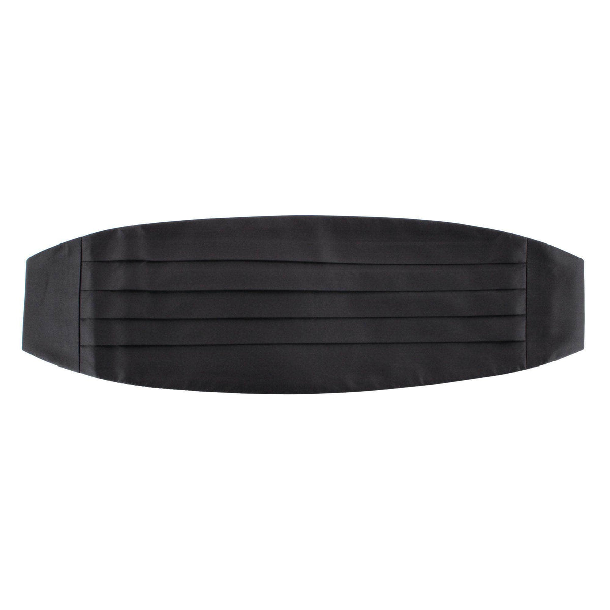 Big & Tall Sutton Silk Cummerbund & Bow Tie Set - Black