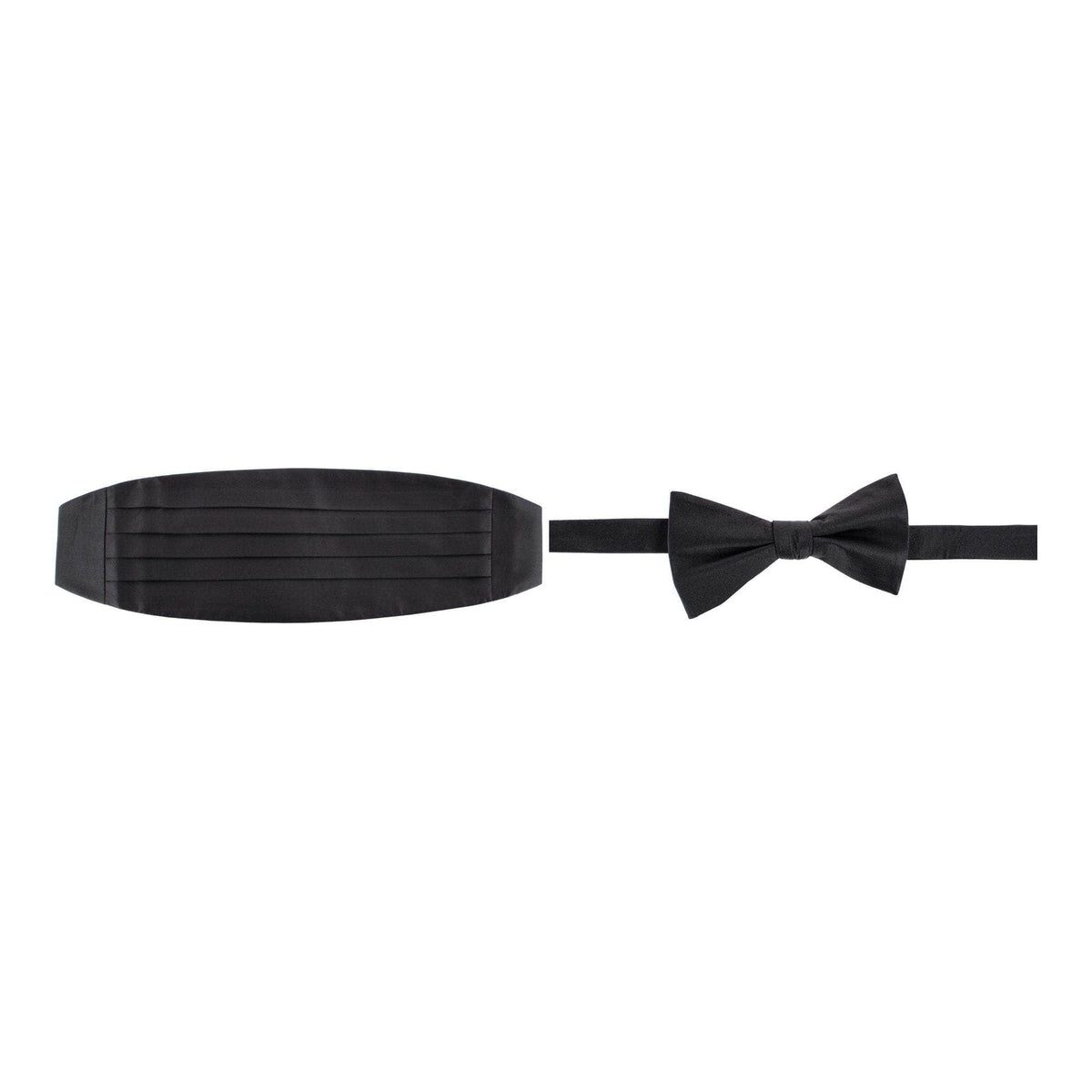 Big & Tall Sutton Silk Cummerbund & Bow Tie Set